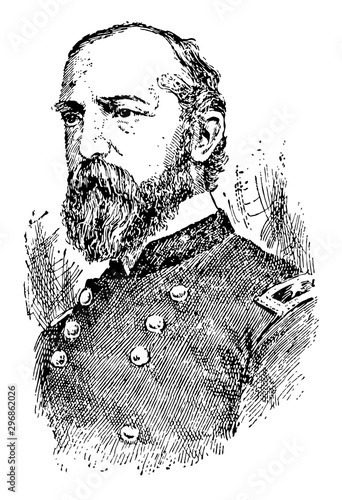 George Gordon Meade vintage illustration photo