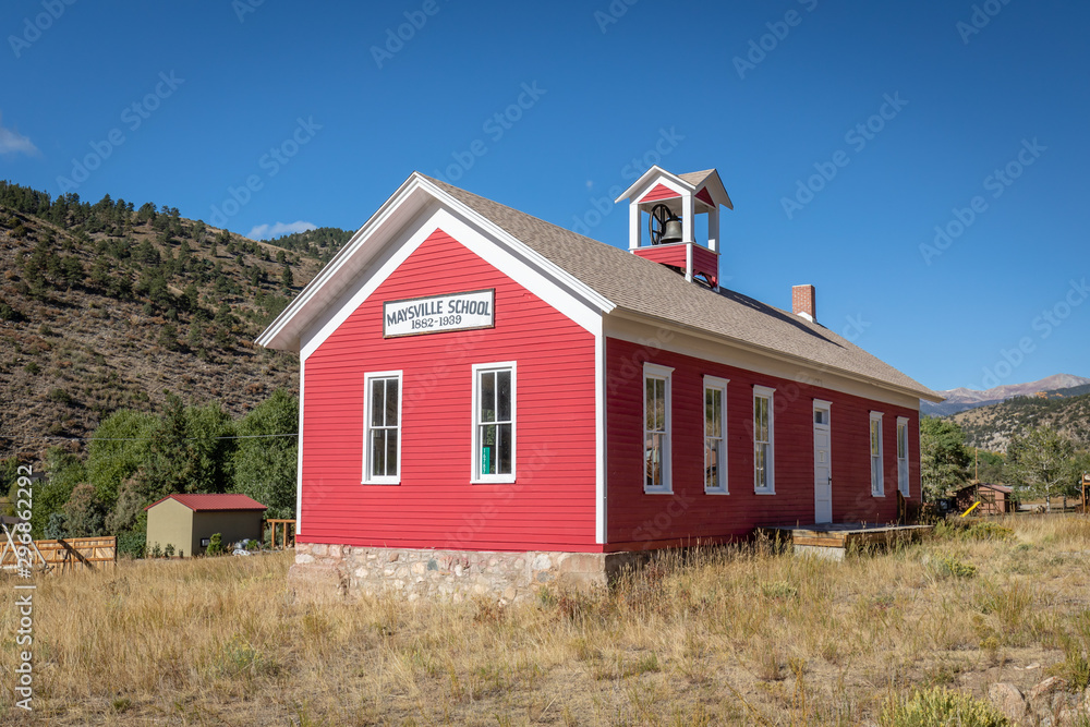old school building in Colorado old school building in Colorado