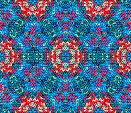 Colorful knitted seamless pattern  21 