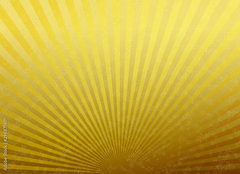 背景 集中線 シンプル 金 ゴールド グラデーション Stock Illustration Adobe Stock