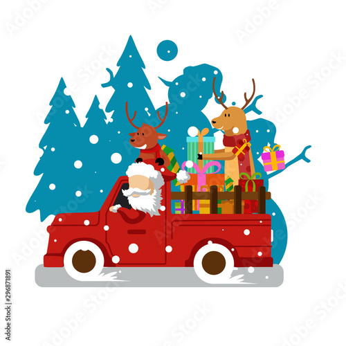 CHRISTMAS FLAT ILLUSTRATION