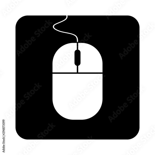 Computer mouse icon.