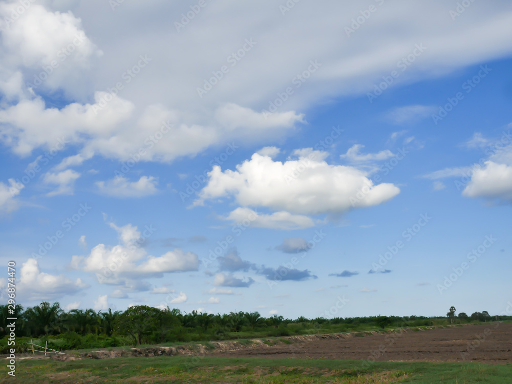 sky and White  clouds