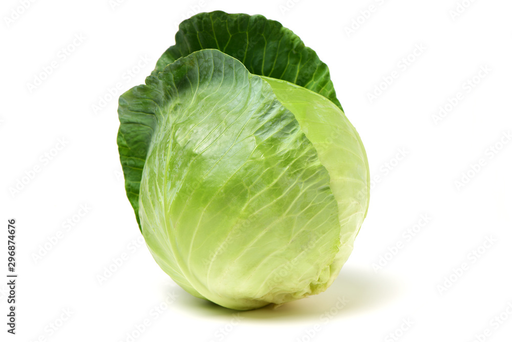 cabbage on white background cabbage on white background