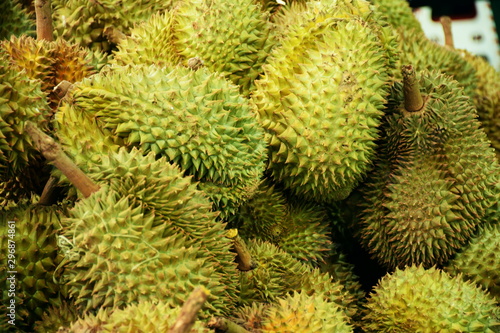 Durian Fruit Background