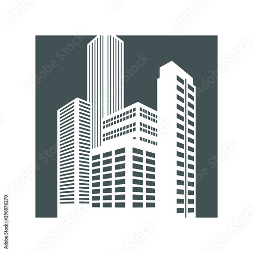 vector illustration of modern buildings
