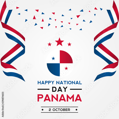 Panama Independence Day Vector Design Template