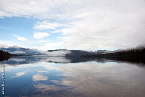 Beautiful scenery,Lake Mapourika,New Zealand © machikophoto101