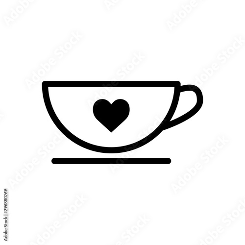 Coffee cup icon trendy