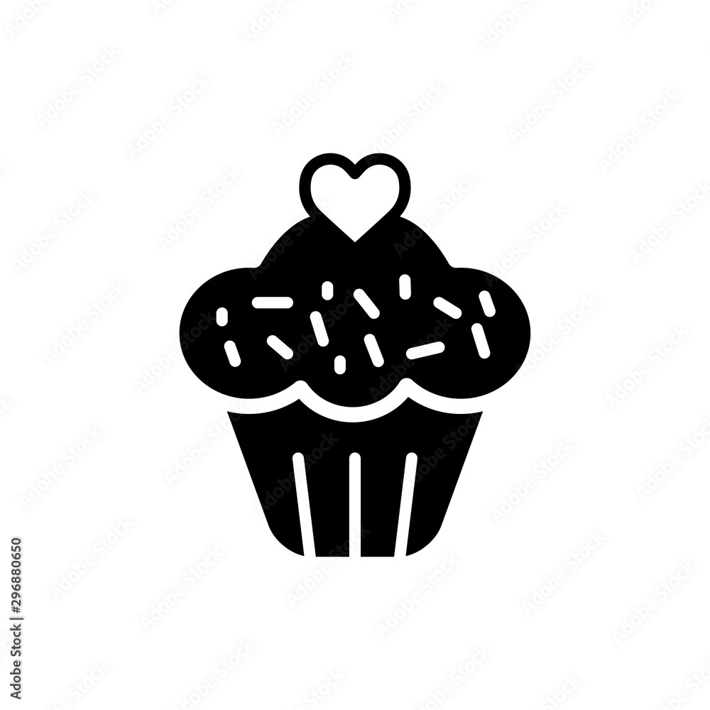 Cupcake icon trendy Cupcake icon trendy