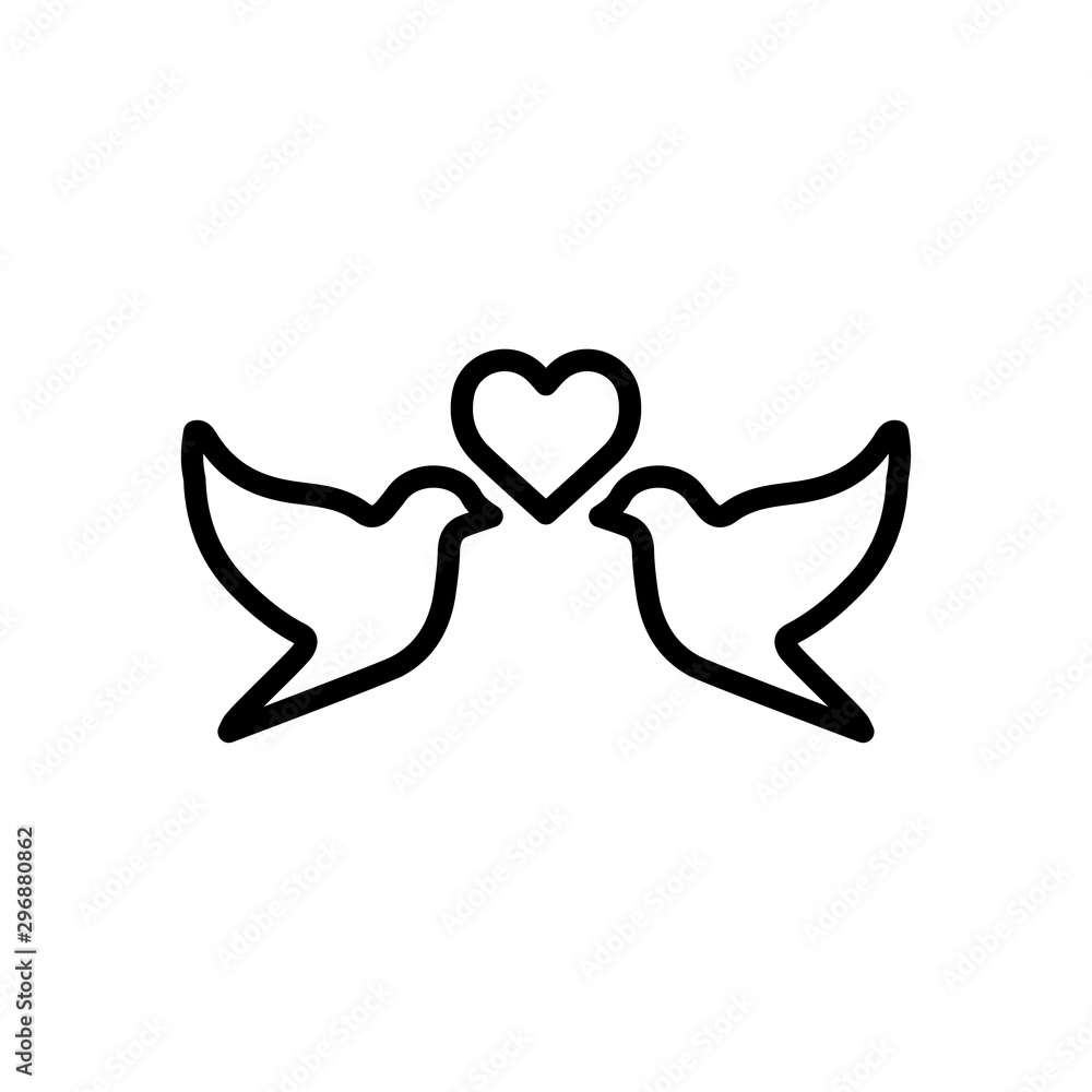 Dove icon trendy Dove icon trendy