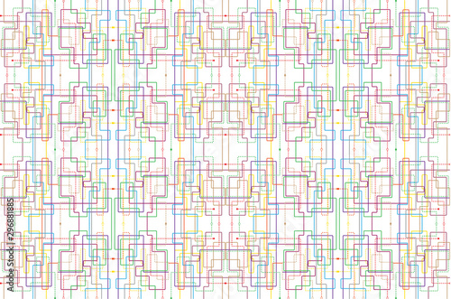 Metro map tube subway scheme. City transportation vector complex grid. Underground map. DLR and crossrail map design template. Live strokes included.