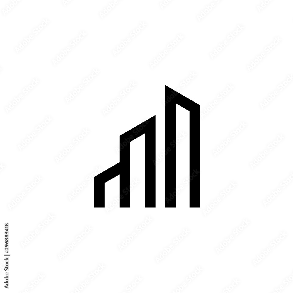 Letter MN logo icon design template elements Letter MN logo icon design template elements