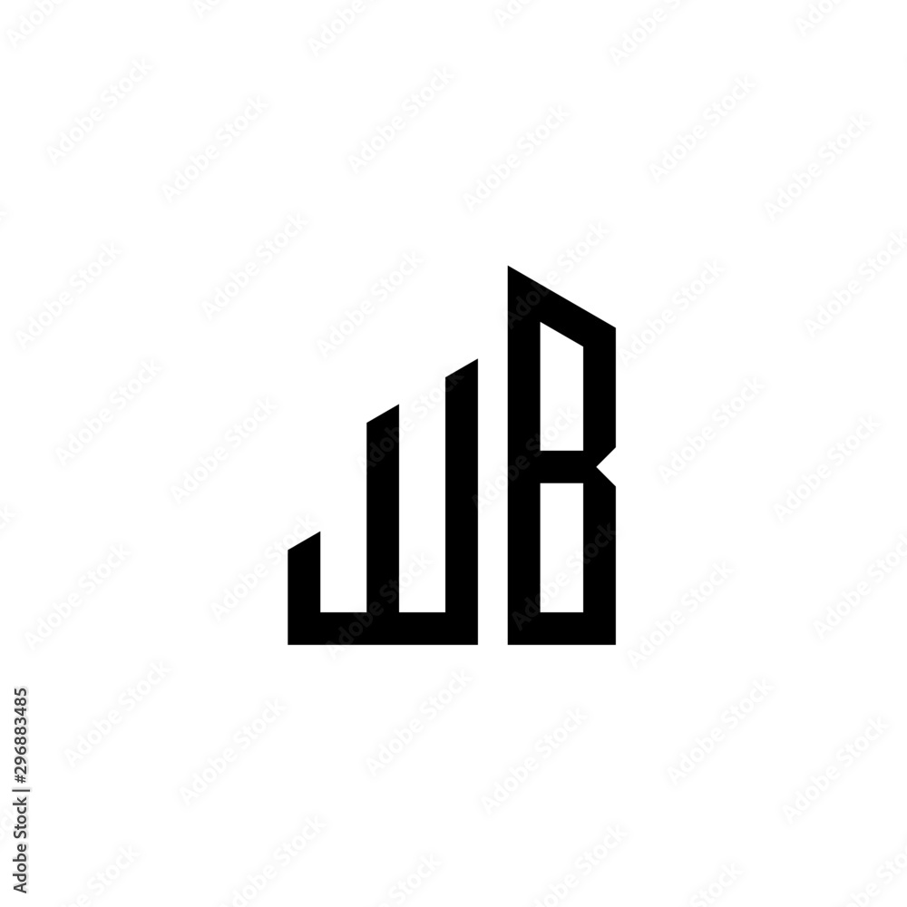 Letter WB logo icon design template elements Letter WB logo icon design template elements