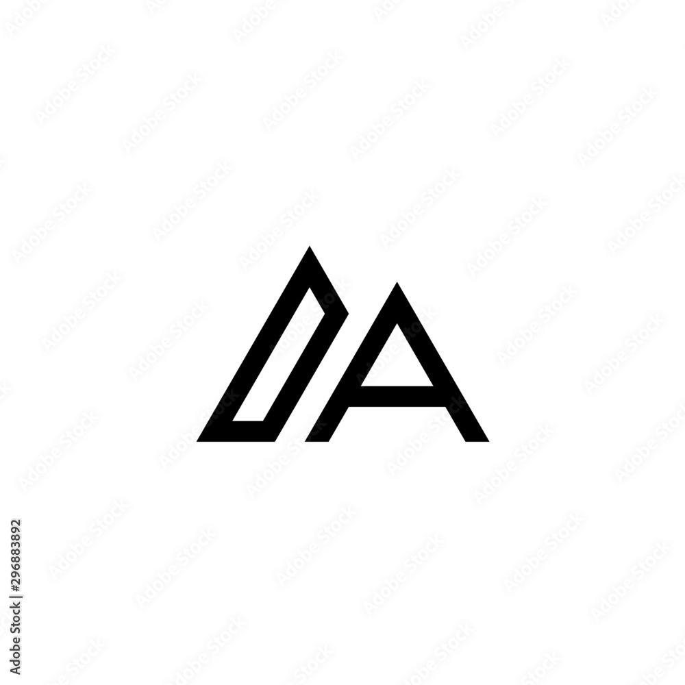 Letter OA logo icon design template elements Letter OA logo icon design template elements