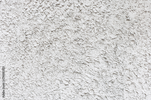 Rough white relief stucco wall texture background. blank for designers © Илья Подопригоров