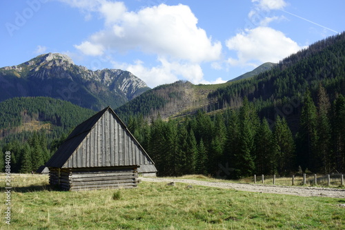 Autumn in the Tatra Mountains, landscapes of the Chocholowska Valley