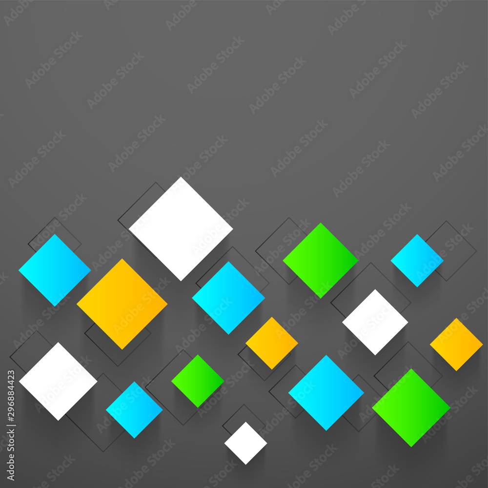 Abstract background with colorful squares. Abstract background with colorful squares.
