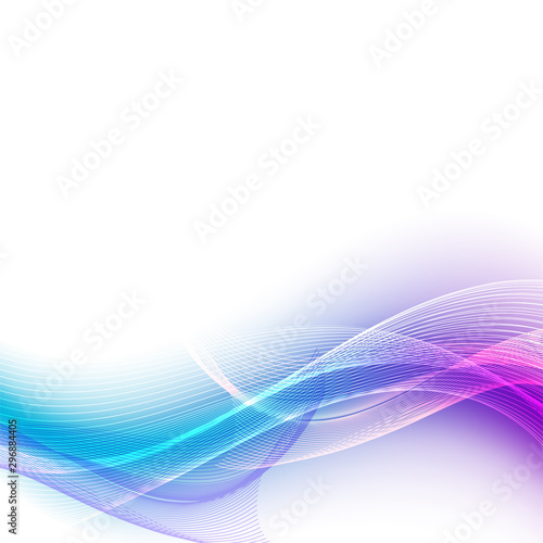 Creative flowing waves background.