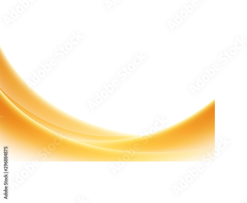 Golden waves background.