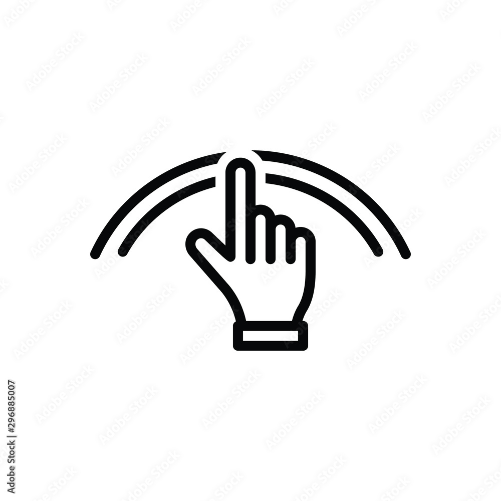 Black line icon for nobody Black line icon for nobody
