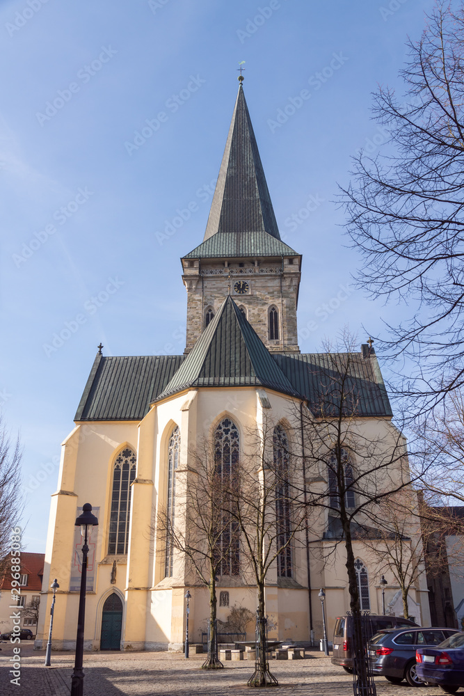 Obraz premium Die Kirche St. Katharinen in Osnabrück, Niedersachsen