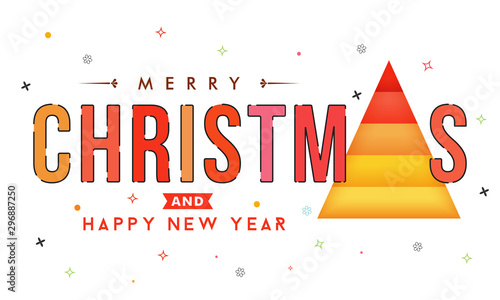 Poster, Banner for Christmas and New Year.