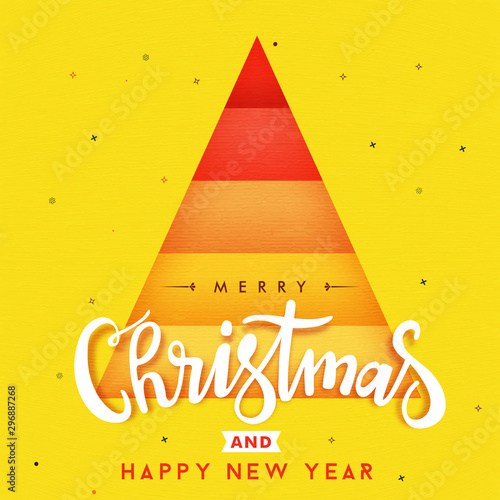 Christmas and New Year celebration background.