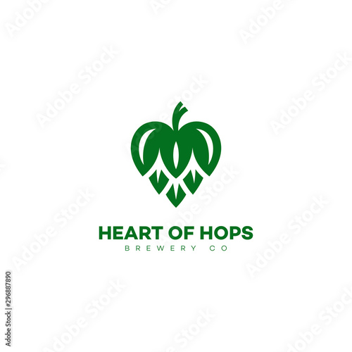 Heart of hops logo