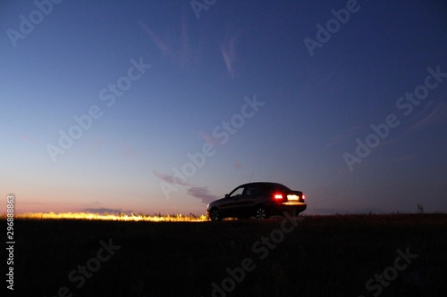 car on the road