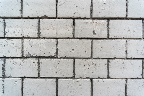 Shabby light brick wall texture