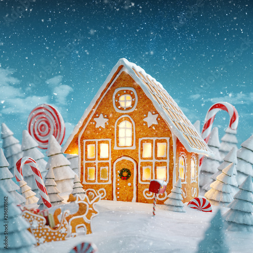 Amazing fairy Christmas house