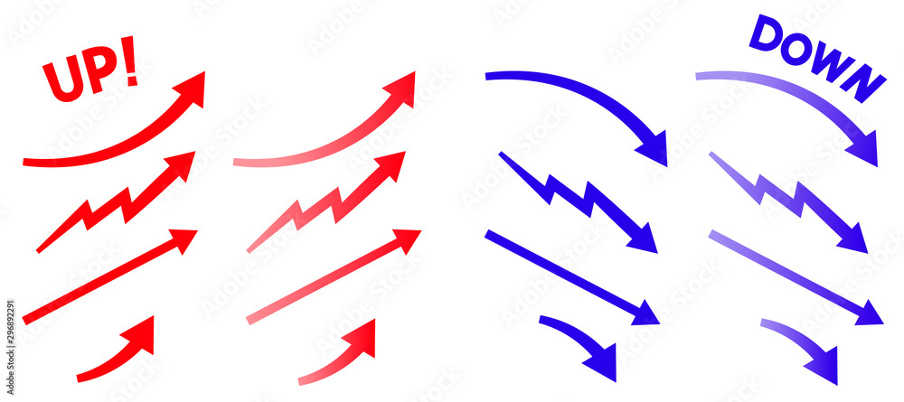 矢印 素材 アップ ダウン イラスト Stock Vector Adobe Stock 矢印 素材 アップ ダウン イラスト Stock Vector Adobe Stock