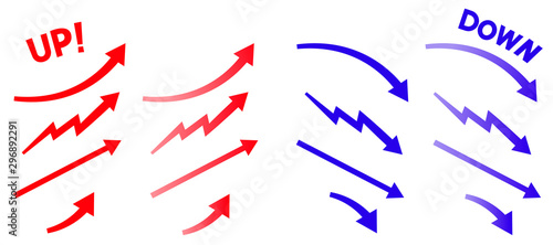 矢印 素材 アップ ダウン イラスト Stock Vector Adobe Stock 矢印 素材 アップ ダウン イラスト Stock Vector Adobe Stock