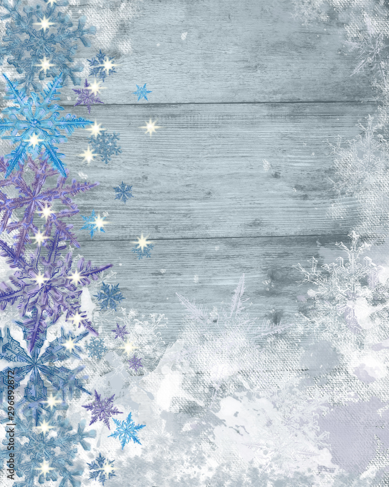 Winter Border Background Stock Photos, Images and Backgrounds for