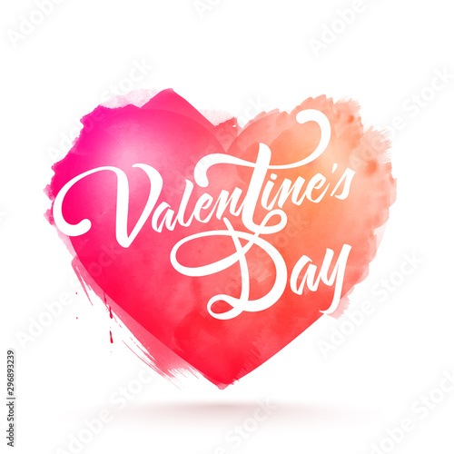 Valentine's Day lettering design.