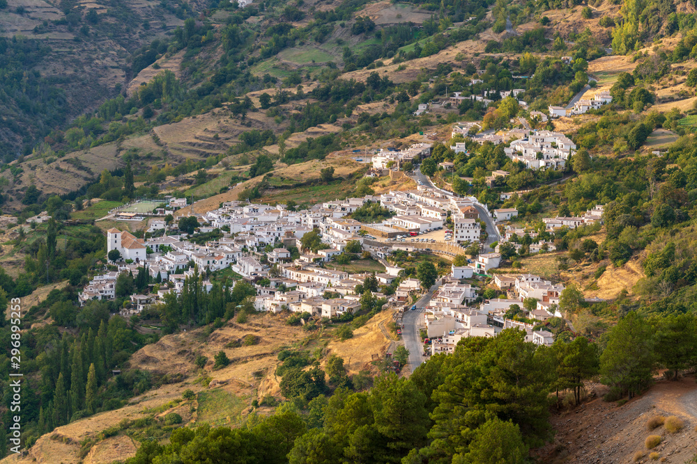 The village of Bubion in the upper part of La Alpujarra (Spain)