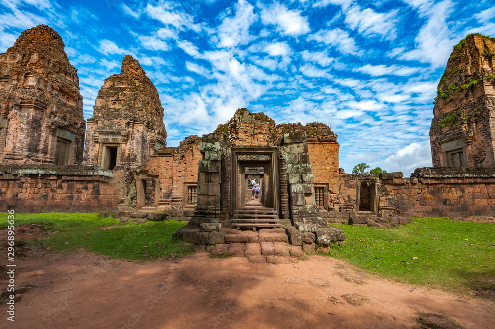Ancient buddhist khmer temple in Angkor Wat, Cambodia. Pre Rup Prasat