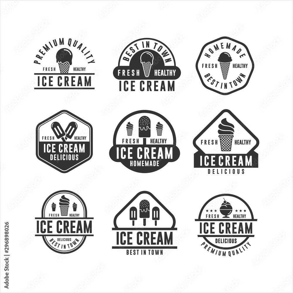 Obraz premium Ice Cream homemade fresh and healthy