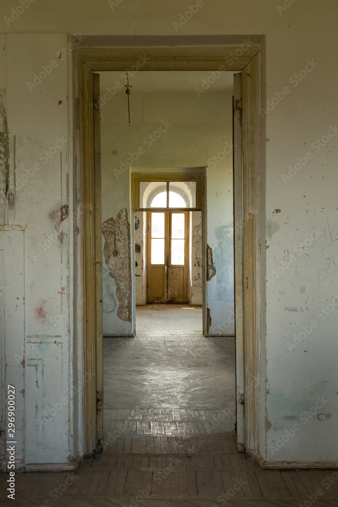 interior and door of a Georgian villa