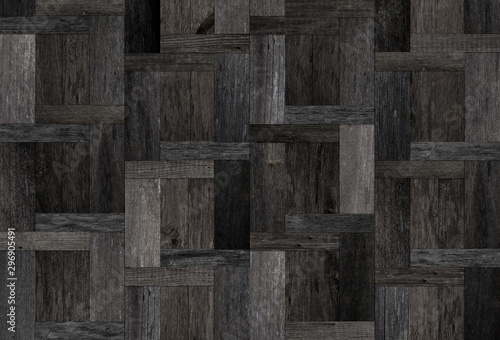 Texture of old wooden boards for background. 