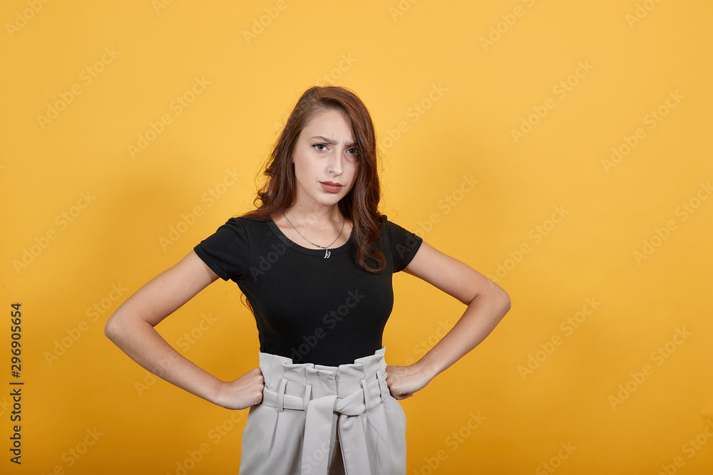 Beautiful girl got something unexpected as she is in shock and asking questions to concerned person. She is in shock, surprised as she never expected that. Beautiful girl got something unexpected as she is in shock and asking questions to concerned person. She is in shock, surprised as she never expected that.