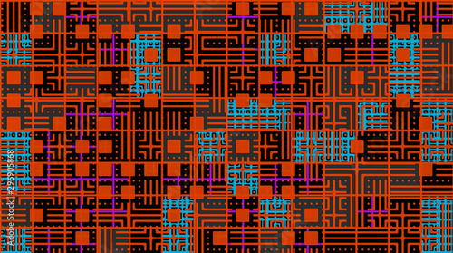 seamless background with squares