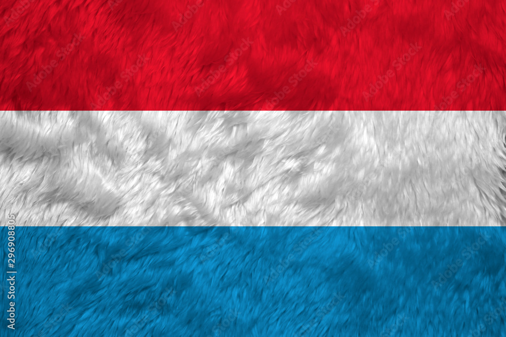 Towel fabric pattern flag of Luxembourg, horizontal red white and light blue. Towel fabric pattern flag of Luxembourg, horizontal red white and light blue.