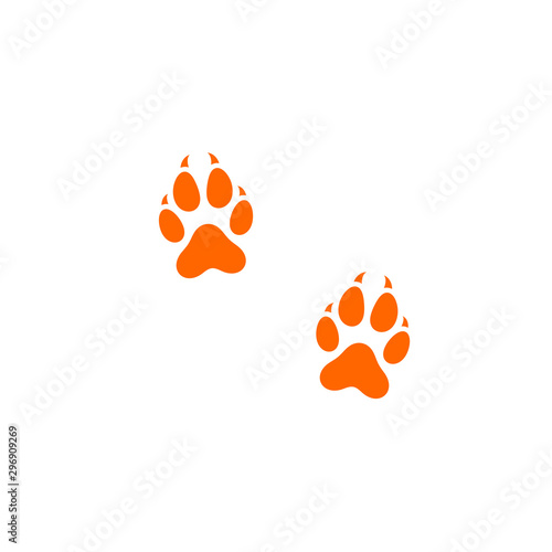Fox paw print
