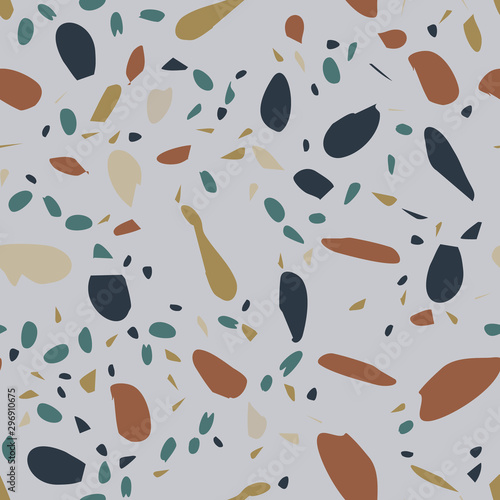 Modern terrazzo seamless pattern