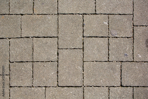 Detail of old pavement