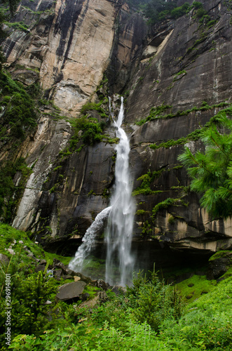 waterfall in deep forest