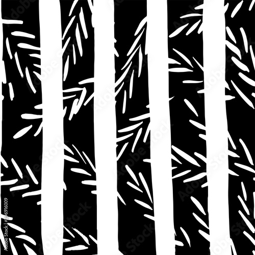 Fototapeta Naklejka Na Ścianę i Meble -  Brush texture pattern. Grunge vector.