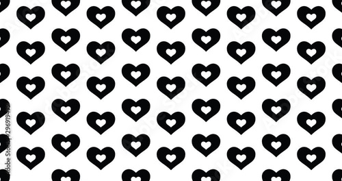 Keyhole hearts background video clip motion hey hole heart icon backdrop video in a seamless repeating loop. Black and white lock heart icons pattern white background high definition motion video